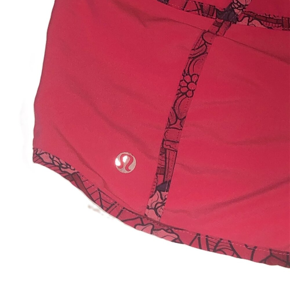 Lululemon Tracker Short Boom Juice Prisma Multi Guava Lava Cranberry Size 4 - Picture 6 of 6